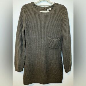 Tezenis Women’s Ribbed Long Knit Sweater Button Back Size S